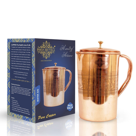 Hammered Copper Pitcher | Copper Jug - 51 oz & 68 oz