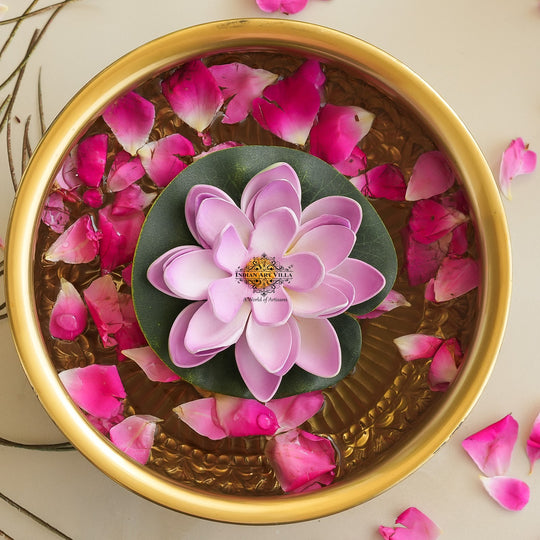 Pure Brass Embossed Design Decorative Bowl