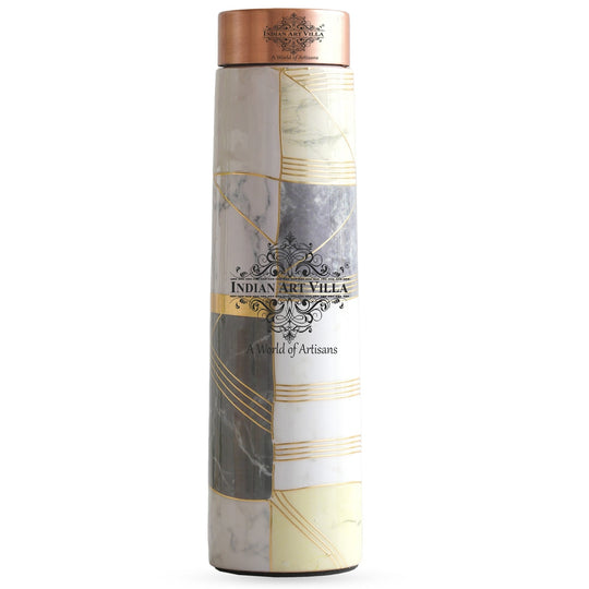 Gold Print Copper Water Bottle, 27oz/800 ML