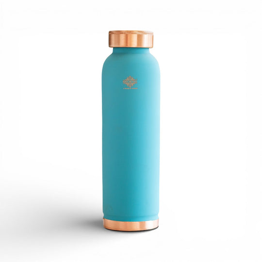 Pure Copper Water Bottle with Soft Silk  Finish Color
 30oz/900 ML