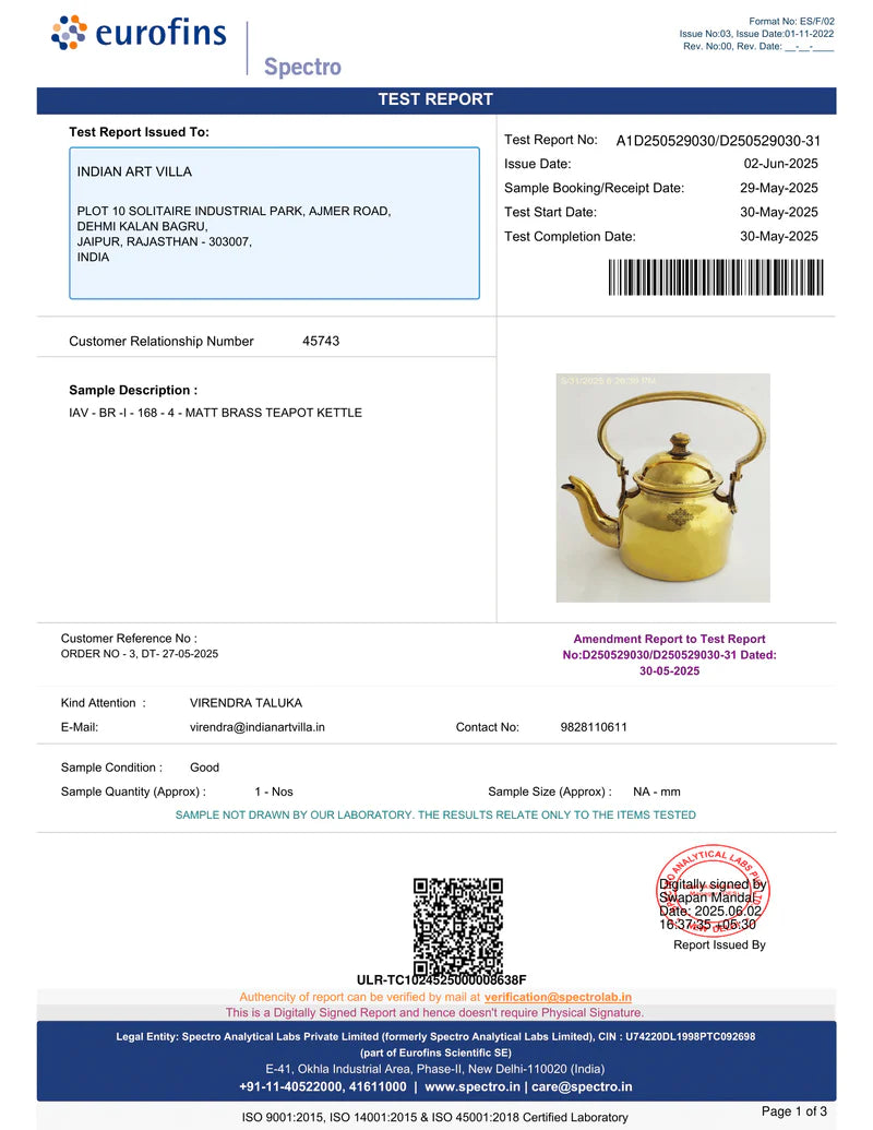 Brass Tea Pot