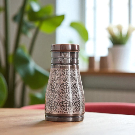 Embossed Copper Bedroom Water Carafe, 32oz/950 ML