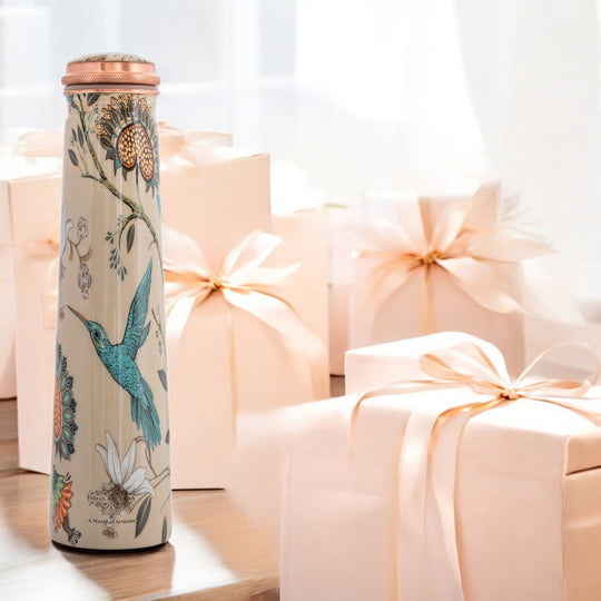 Pure Copper Bottle Tube Slim Design 25oz/750 ML