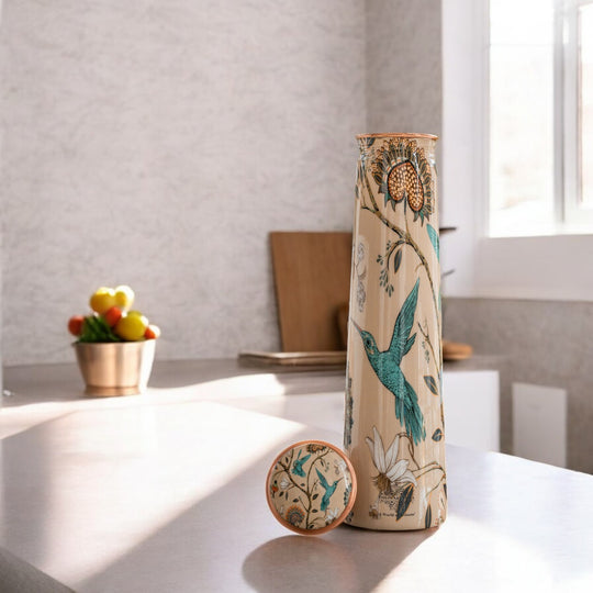 Pure Copper Bottle Tube Slim Design 25oz/750 ML