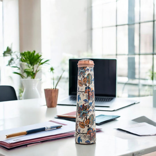 Pure Copper Bottle Tube Slim Design 25oz/750 ML