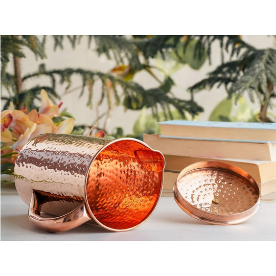 Hammered Copper Pitcher | Copper Jug - 51 oz & 68 oz