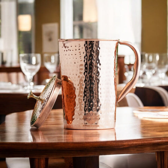 Hammered Copper Pitcher | Copper Jug - 51 oz & 68 oz