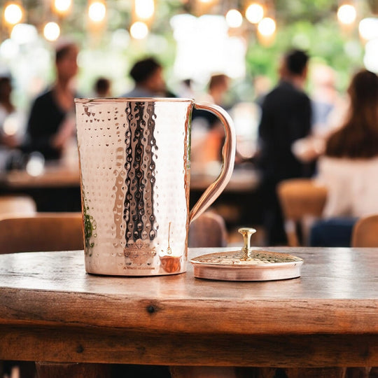 Hammered Copper Pitcher | Copper Jug - 51 oz & 68 oz