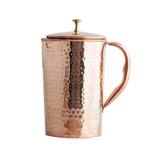 Hammered Copper Pitcher | Copper Jug - 51 oz & 68 oz