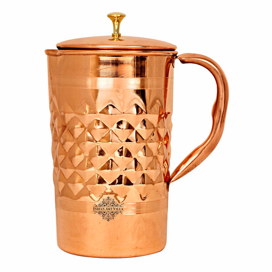 Hammered Copper Pitcher | Copper Jug - 51 oz & 68 oz