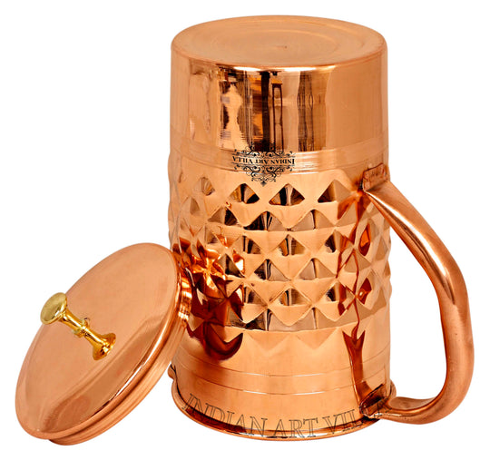 Hammered Copper Pitcher | Copper Jug - 51 oz & 68 oz