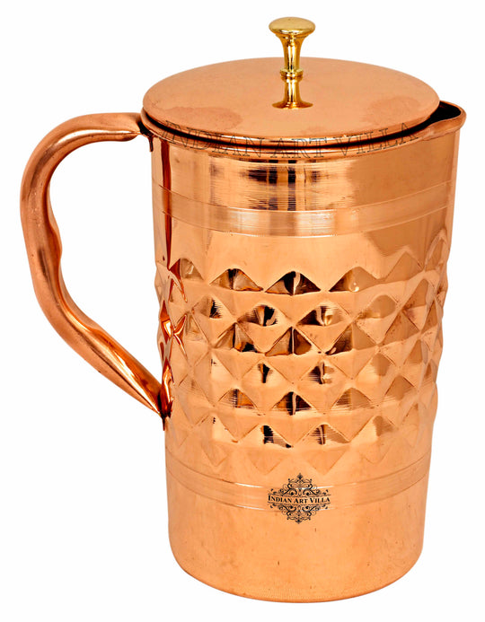 Hammered Copper Pitcher | Copper Jug - 51 oz & 68 oz