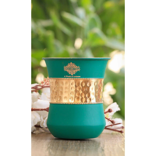 Pure Copper Half Silk Finish Glass – 300 ML/10 oz