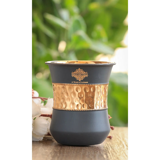 Pure Copper Half Silk Finish Glass – 300 ML/10 oz