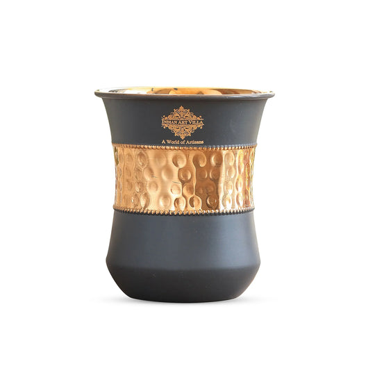 Pure Copper Half Silk Finish Glass – 300 ML/10 oz