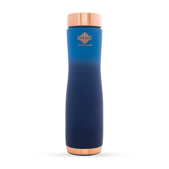 Copper Bottle with Ombre Silk Finish,Volume-Bottle - 34oz/1000 ML