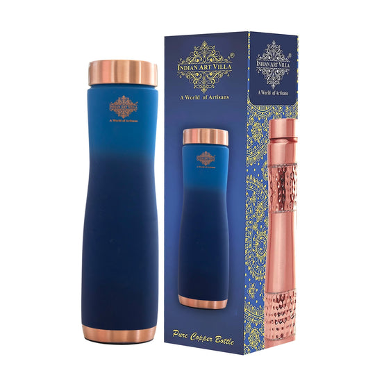 Copper Bottle with Ombre Silk Finish,Volume-Bottle - 34oz/1000 ML