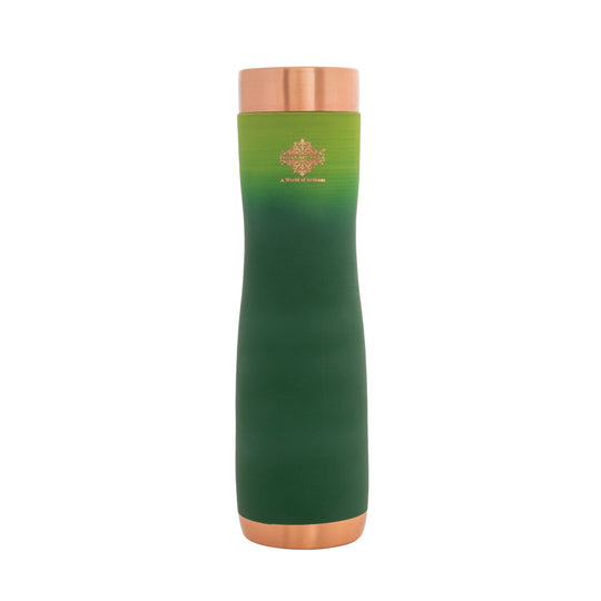 Copper Bottle with Ombre Silk Finish,Volume-Bottle - 34oz/1000 ML