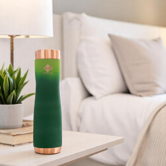 Copper Bottle with Ombre Silk Finish,Volume-Bottle - 34oz/1000 ML