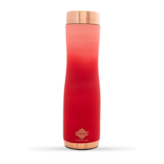 Copper Bottle with Ombre Silk Finish,Volume-Bottle - 34oz/1000 ML
