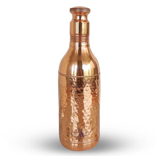 Maharaja Hammered Copper Barware Bottle, 32oz/950 ML