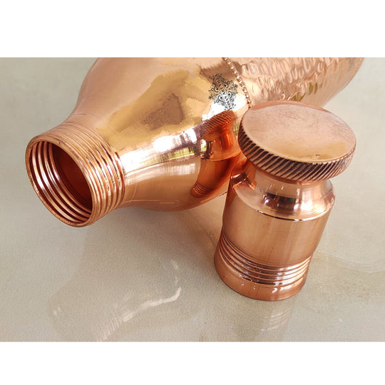 Maharaja Hammered Copper Barware Bottle, 32oz/950 ML